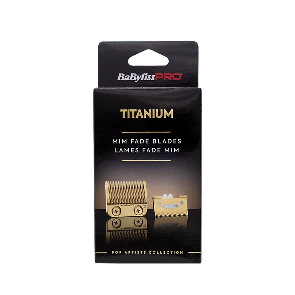 BabylissPRO Gold Titanium Clipper Blades